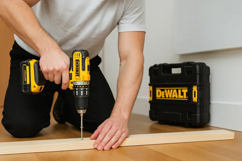 Professional handyman using a drill in Urswick 